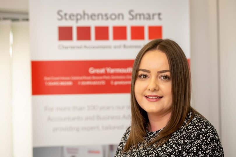 Ellie Rayner of Stephenson Smart accountants